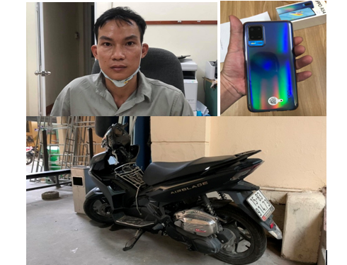 Công an quận Lê Chân: Bắt giữ đối tượng cướp giật điện thoại di động